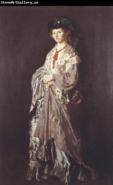 Sir William Orpen A Woman in Grey